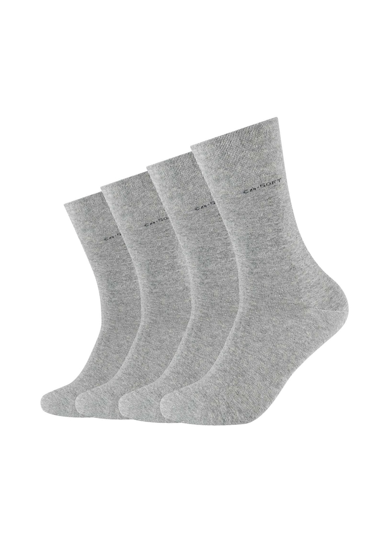 Set de sosete lungi unisex - 4 perechi - Gri