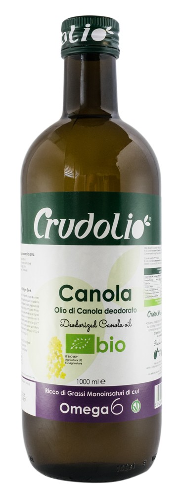 Ulei de rapita bio deodorizat, 1L Crudolio