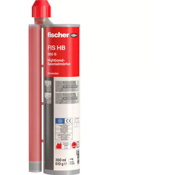 Highbond special mortar FIS HB 360 S grey, 1 cartridge with 360ml, for Highbond anchor rods FHB II-A