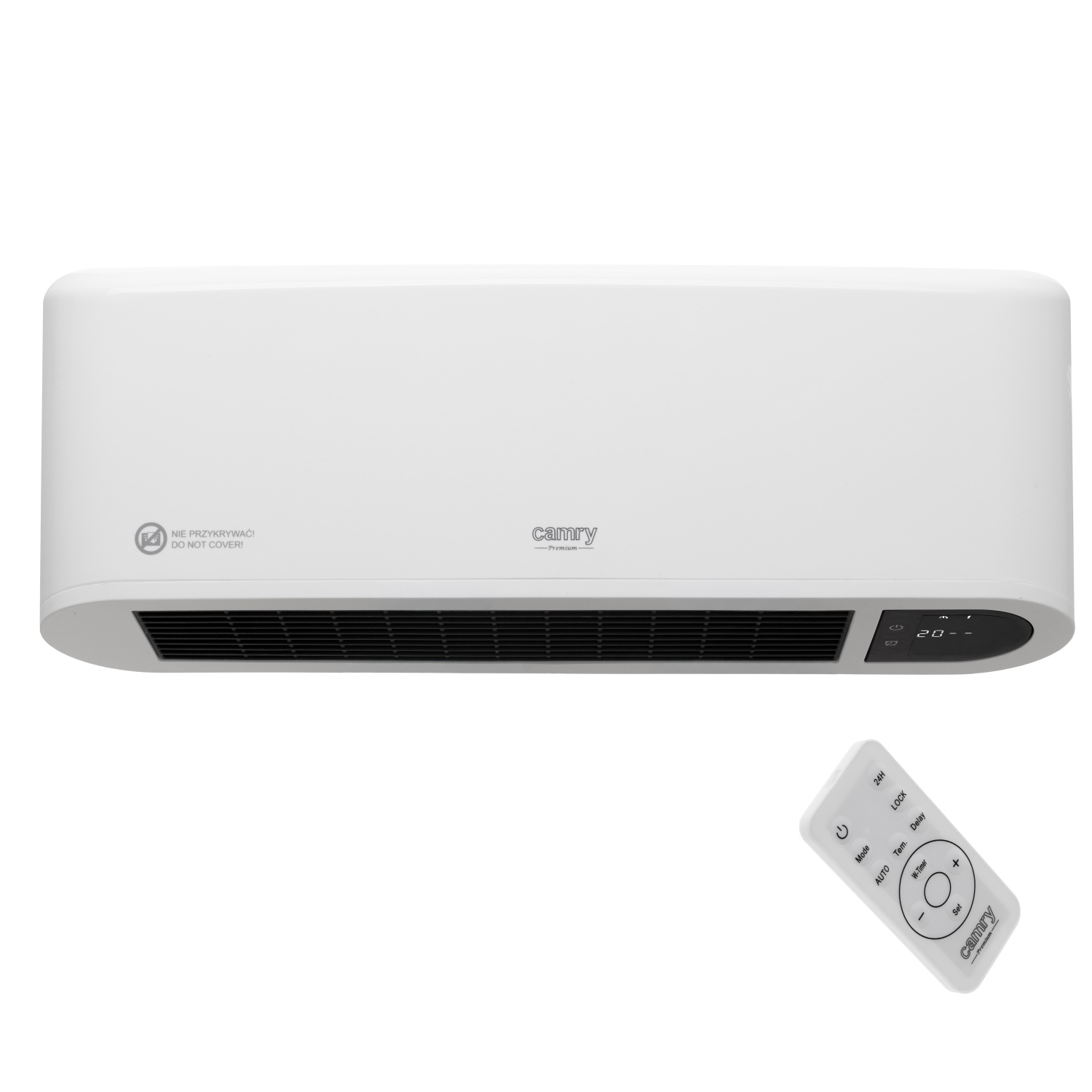 Aeroterma perdea de aer Camry CR7753, 2000W, ceramic, programare