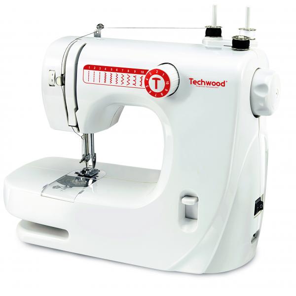 Resigilat!Masina de cusut Techwood TMAC-1095, 10 cusaturi