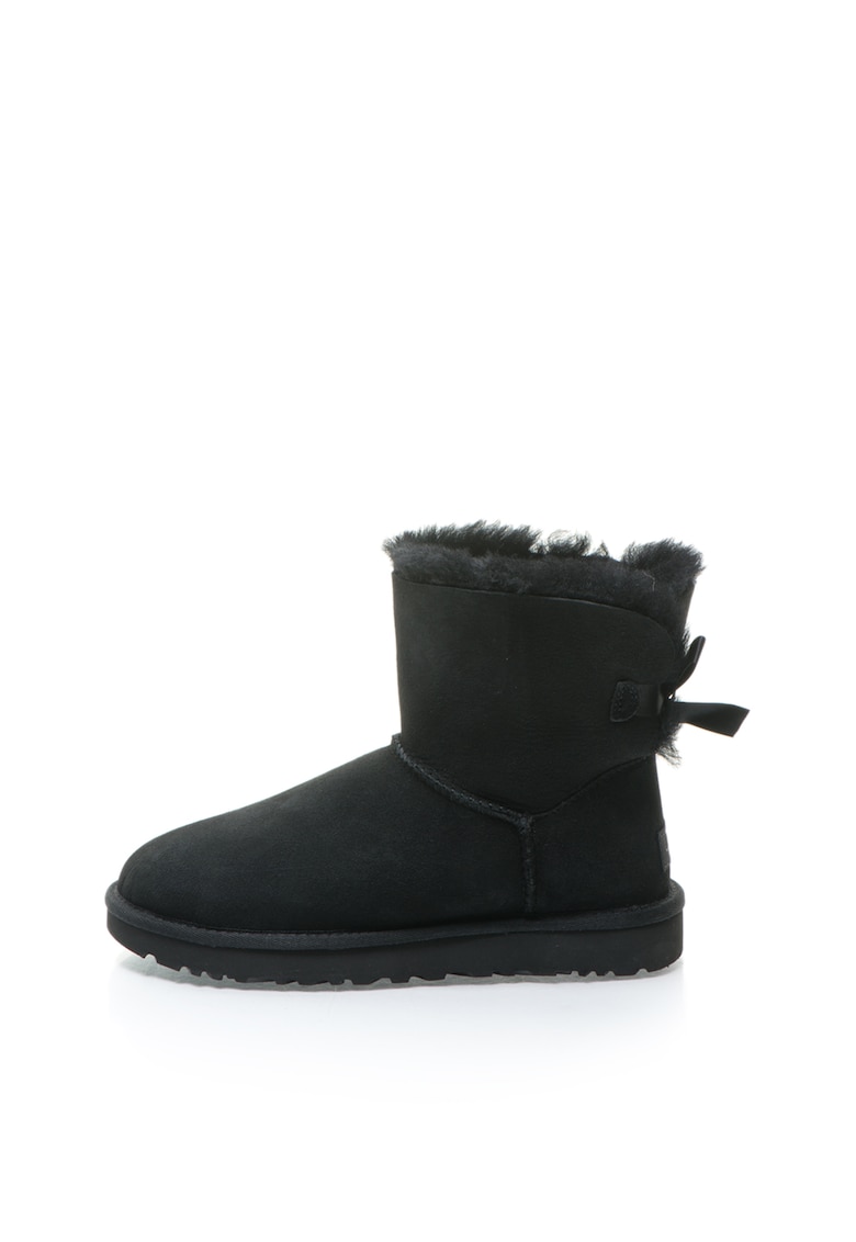 Ghete slip-on de piele intoarsa Mini Bailey - Negru