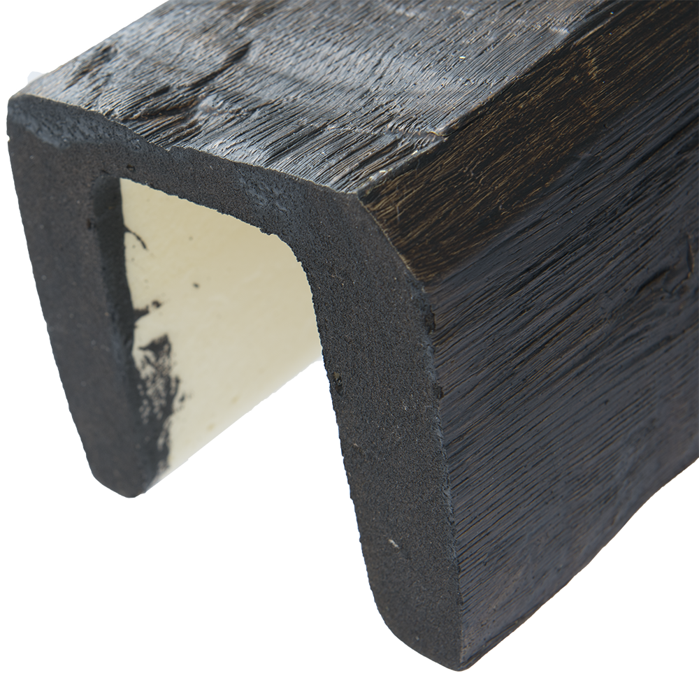 Grinda decorativa poliuretan Decosa, aspect stejar inchis, 12 x 12 x 300 cm