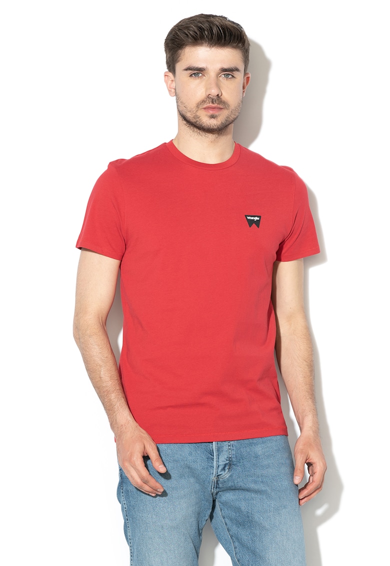 Oferte la Tricou cu imprimeu logo - Rosu