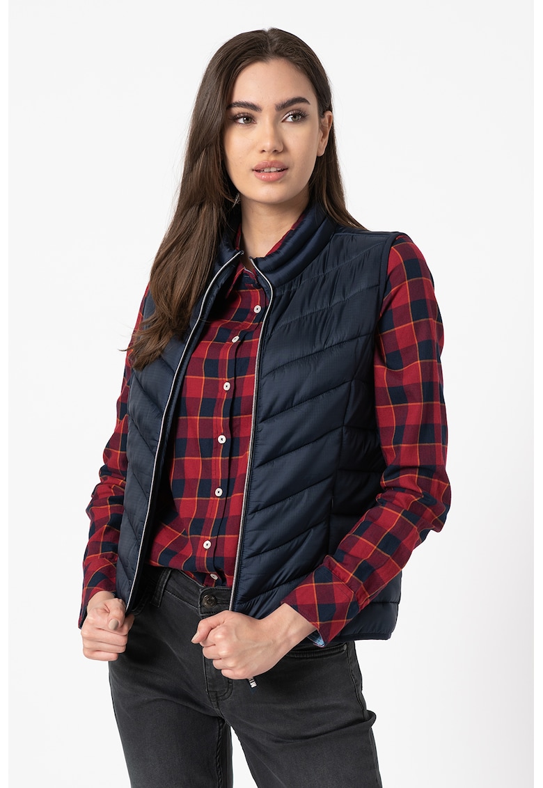 Oferte la Vesta matlasata Holly - Rosu/Bleumarin