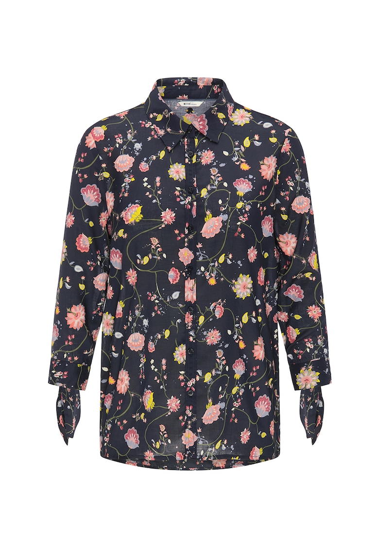 Oferte la Camasa din modal Elsa - Galben/Roz/Bleumarin