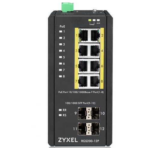 Switch RGS200-12P Industrial 8 porturi PoE