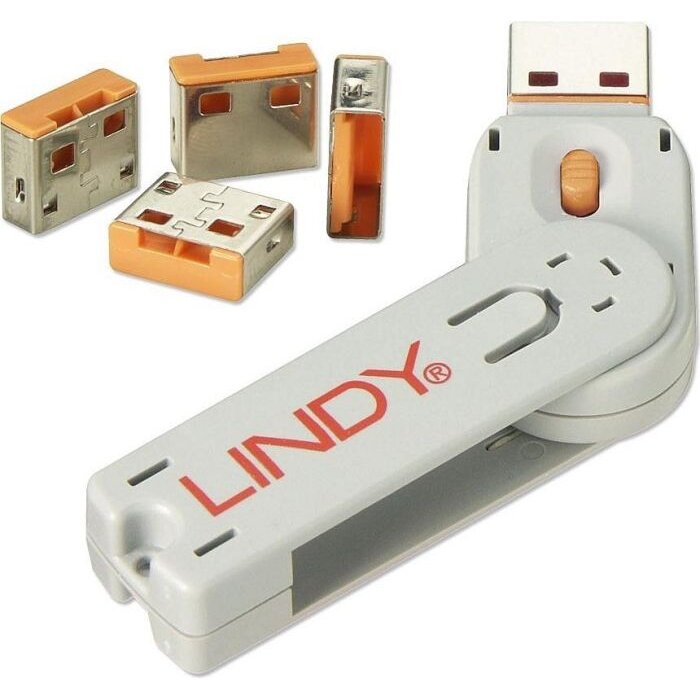 port lock 4pcs. - Code Orange