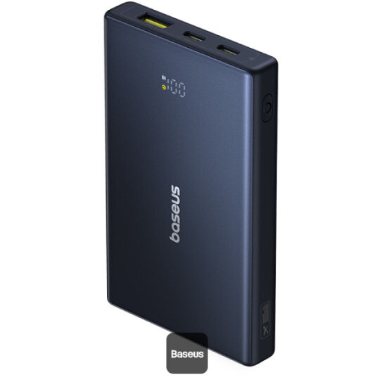 Acumulator Extern PicoGo 10000mAh Display Digital 20W Fast Charging - USB-A 2x Type-C Cablu Type-C 30CM Negru