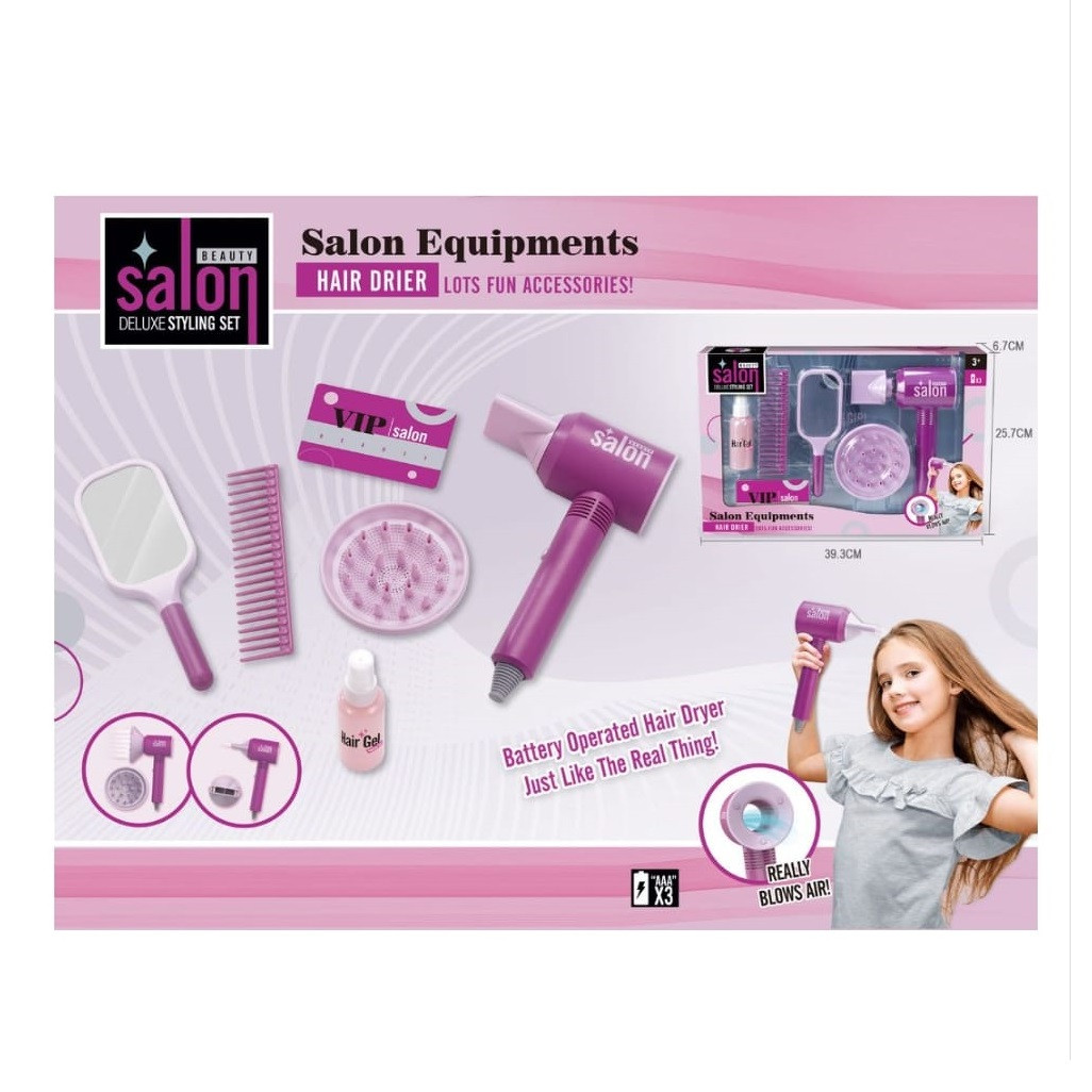 Set de jucarii, infrumusetare si coafura pentru fetite, Salon Beauty, cu Feon si alte accesorii