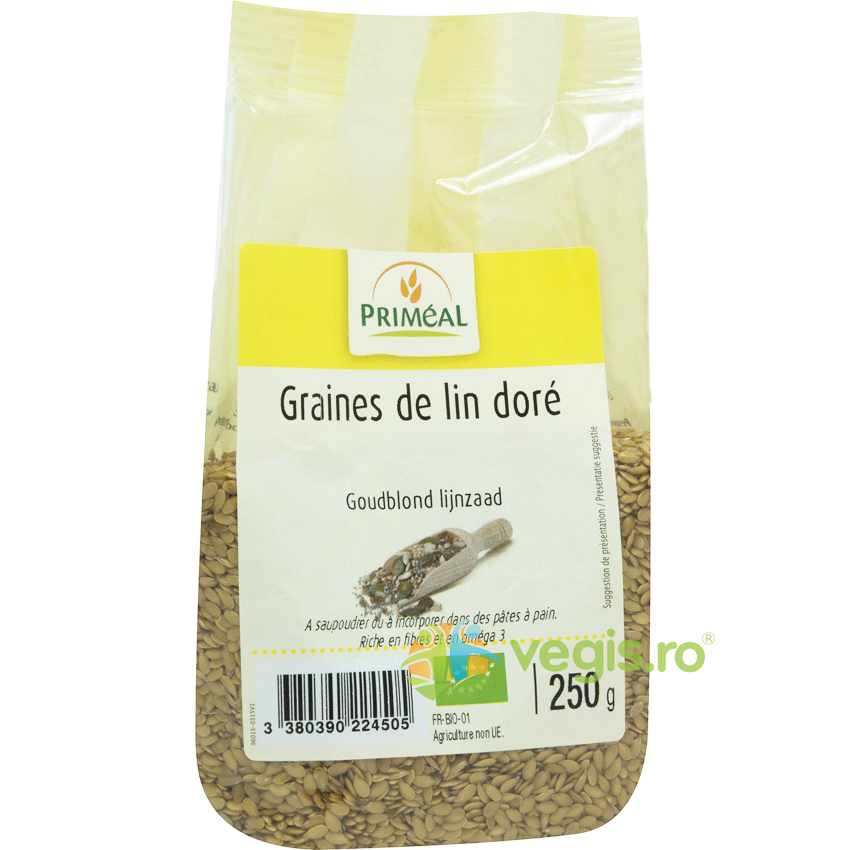 Seminte de In Auriu Ecologice/Bio 250g