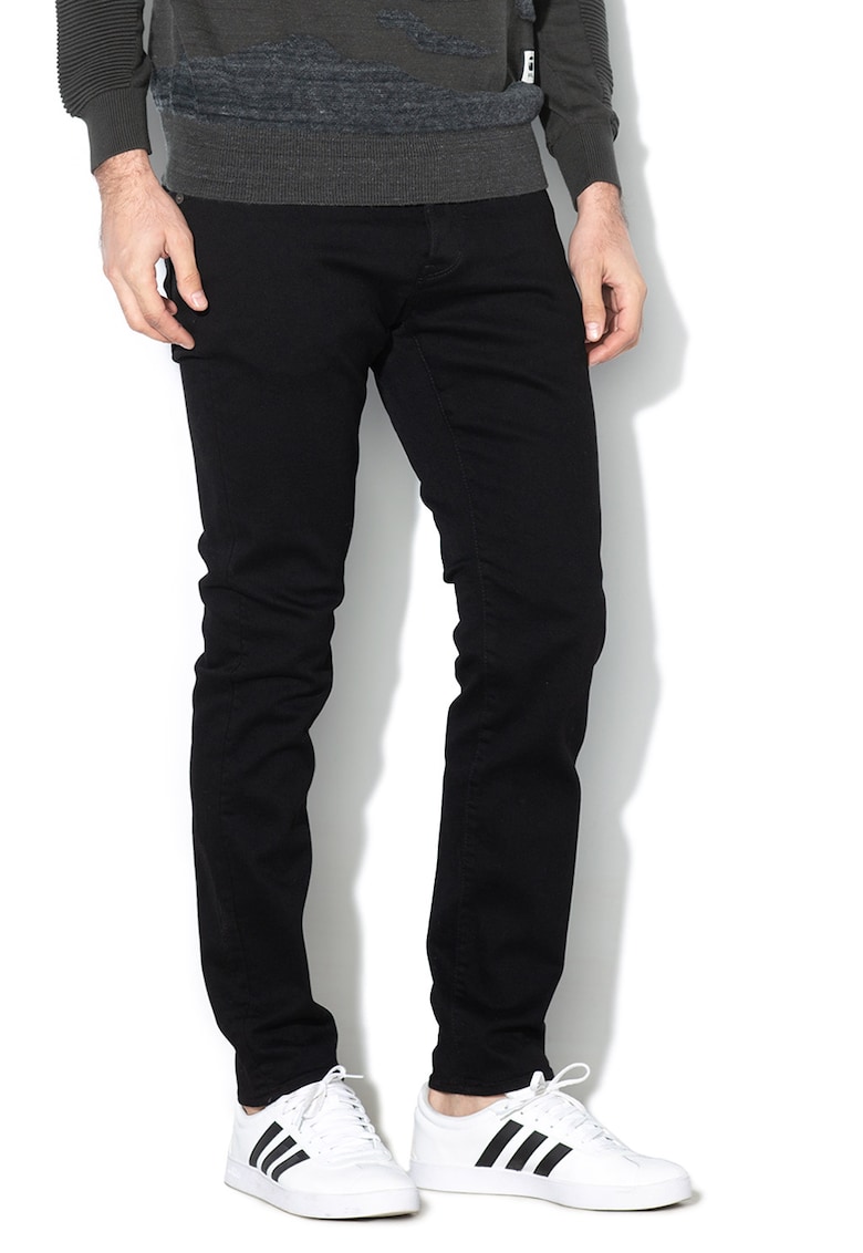 Blugi slim fit 3301 - Negru