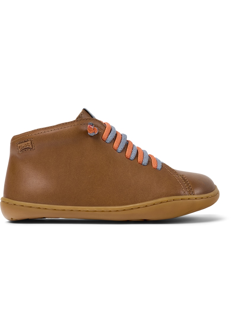 Oferte la Pantofi sport mid-cut din piele Peu Cami 8497 - Maro scortisoara