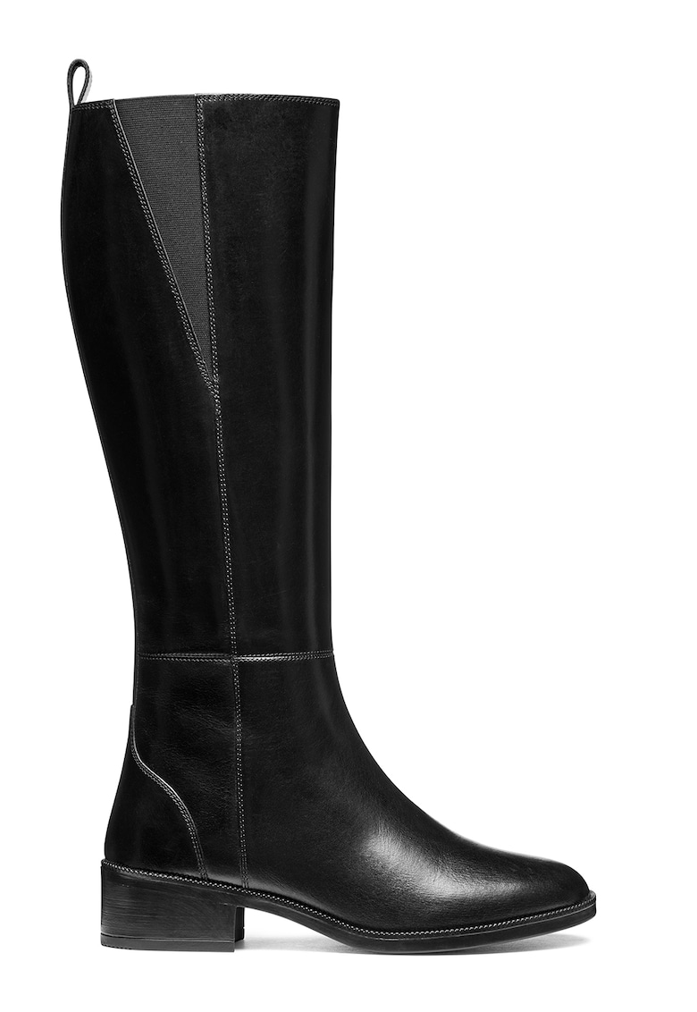 Oferte la Cizme de piele fara inchidere - Negru