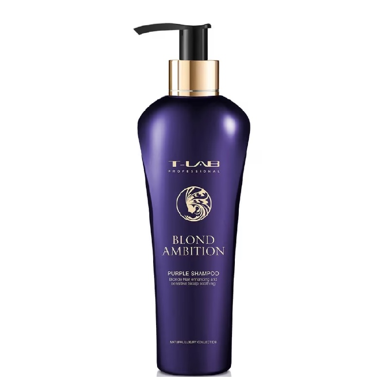Sampon T-LAB Professional Blond Ambition pentru par blond, 300 ml