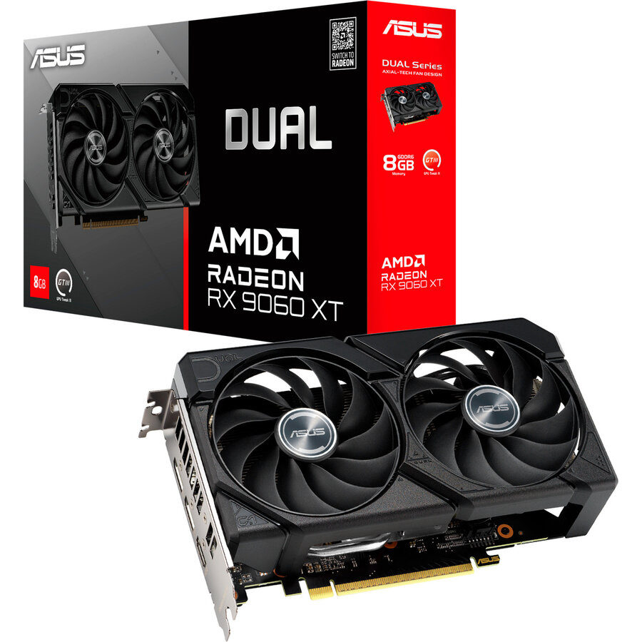 Placa Video Radeon RX 9060 XT DUAL 8GB