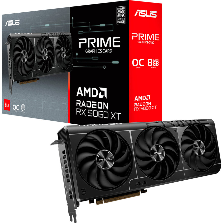 Placa Video Radeon RX 9060 XT PRIME OC 8GB