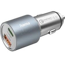 Incarcator Auto 1x USB-C PD 1x USB-A QC 38 W Metal