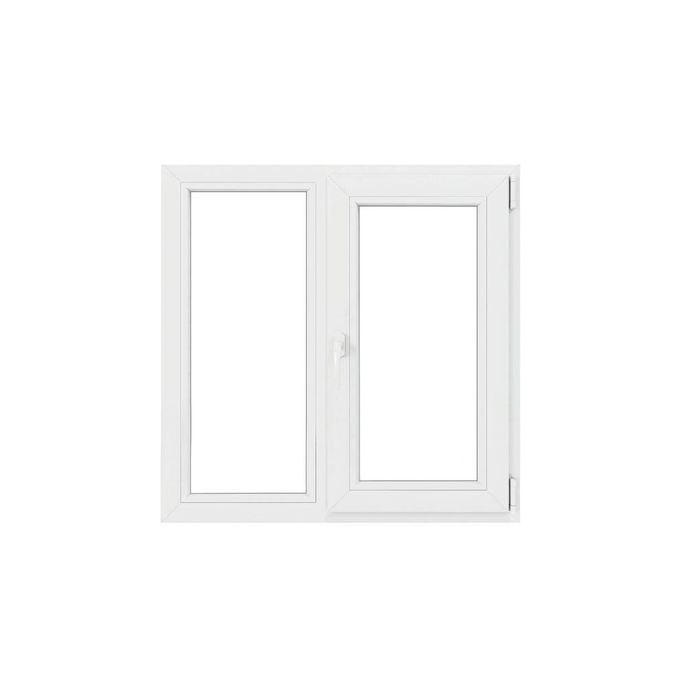 Fereastra PVC, 4 camere, deschidere simpla, stanga, alb, 100 x 120 cm