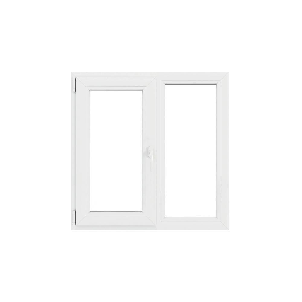 Fereastra PVC, 4 camere, deschidere simpla, dreapta, alb, 100 x 120 cm