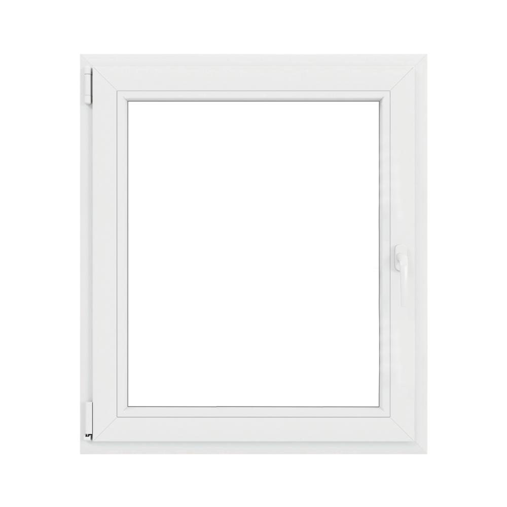 Fereastra PVC, 5 camere, deschidere oscilobatant, stanga, alb, 100 x 120 cm