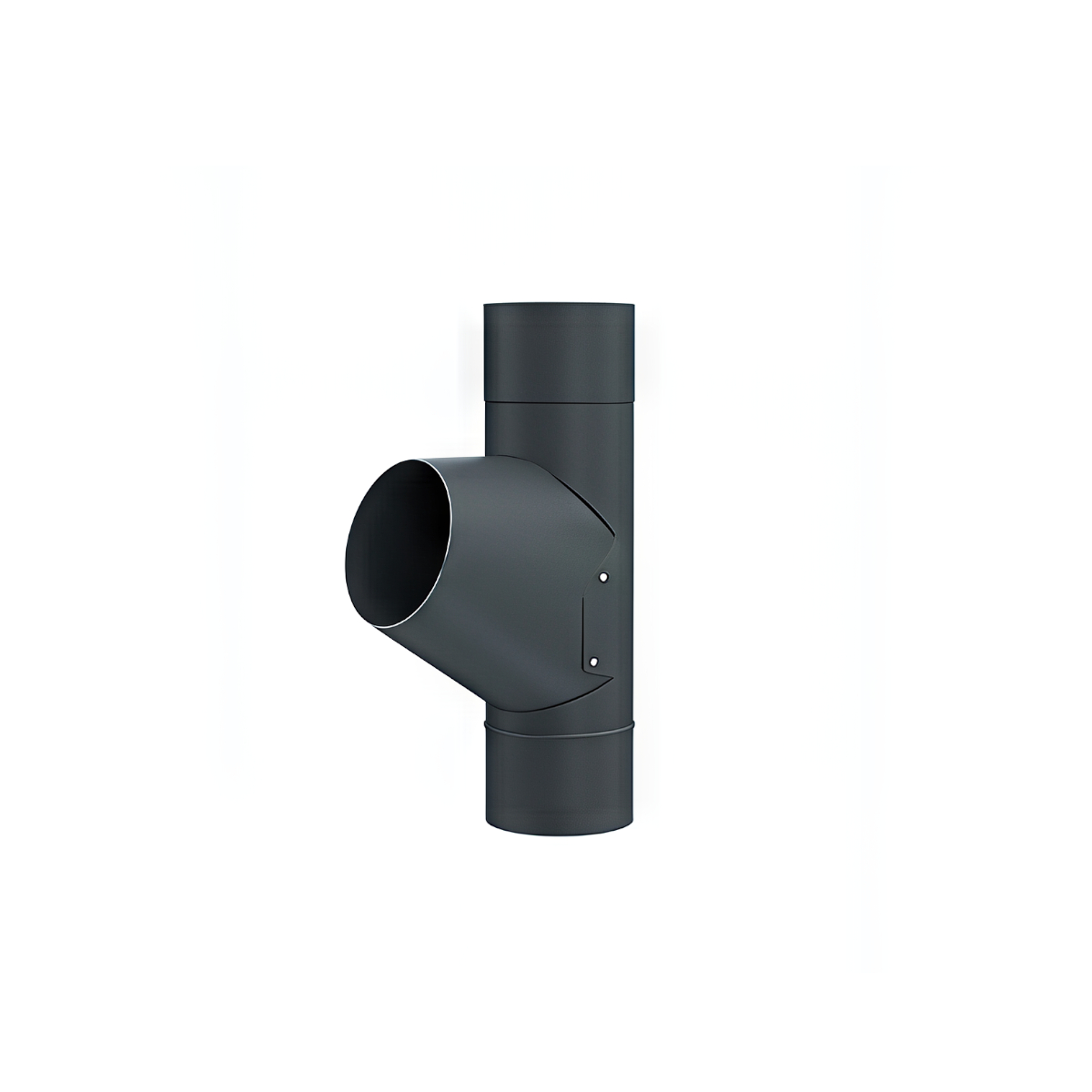 Ramificatie Y burlan, 125/88 mm, gri RAL 7016