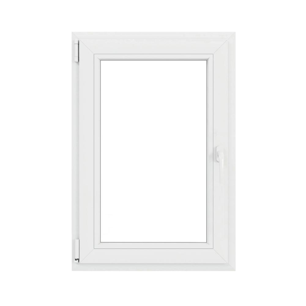 Fereastra PVC, 5 camere, deschidere oscilobatanta, stanga, alb, 70 x 120 cm