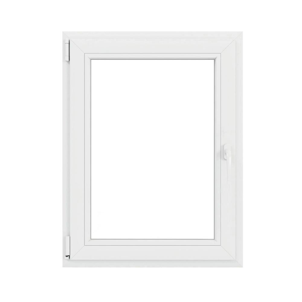 Fereastra PVC, 5 camere, deschidere oscilobatanta, stanga, alb, 80 x 120 cm