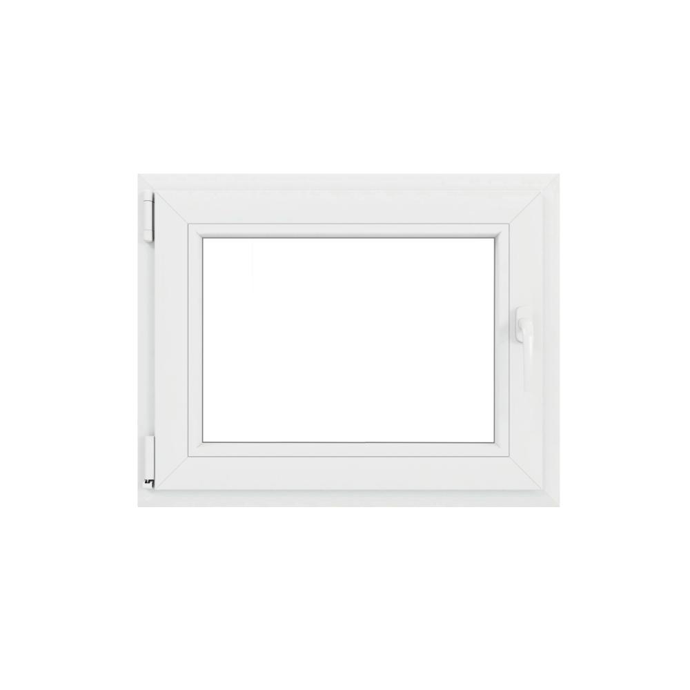 Fereastra PVC, 5 camere, deschidere oscilobatant, stanga, alb, 120 x 60 cm