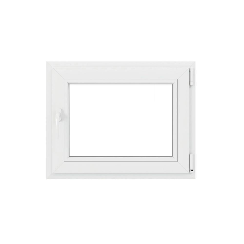 Fereastra PVC, 5 camere, deschidere oscilobatant, dreapta, alb, 120 x 60 cm