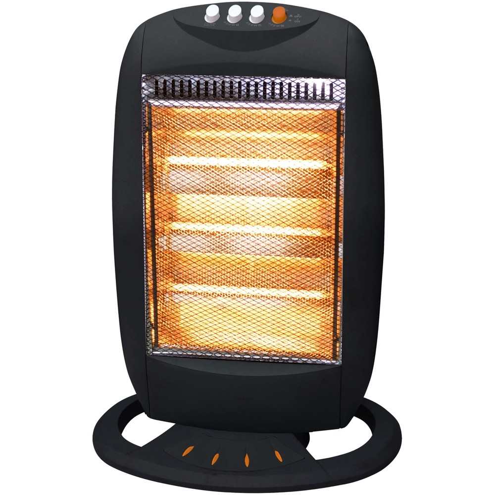 Radiator cu halogen AR454B 1200W 3 setari de caldura negru
