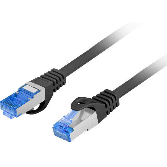 Patchcord S/FTP Cat 6A 1.5m Black