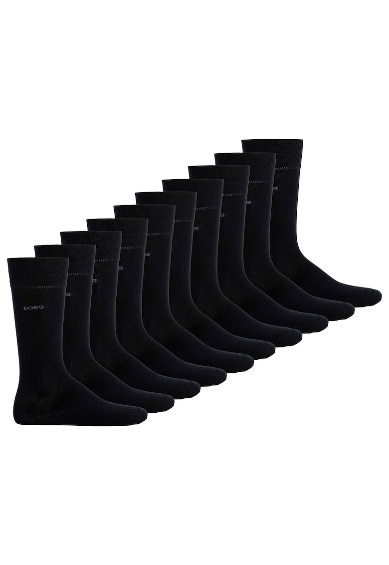 Set de sosete lungi - 10 perechi - Negru