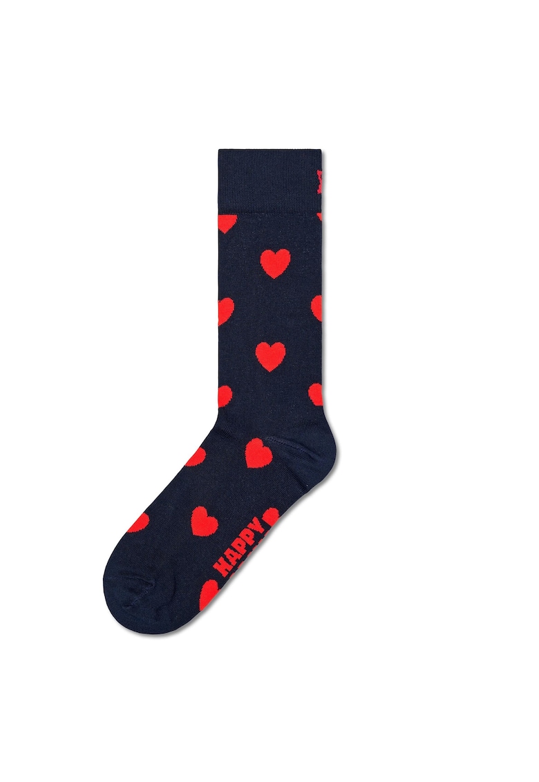 Sosete lungi unisex Valentine's Day - Bleumarin
