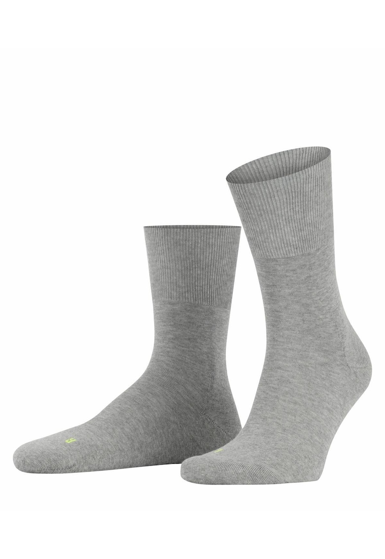 Sosete lungi unisex tricotate fin - Gri deschis