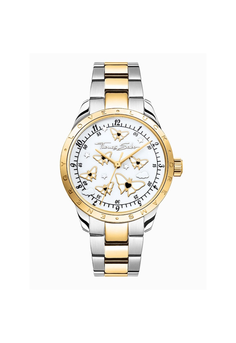 WA0433-291-202-34 Ladies Watch butterflies Bicolor 34mm 10ATM