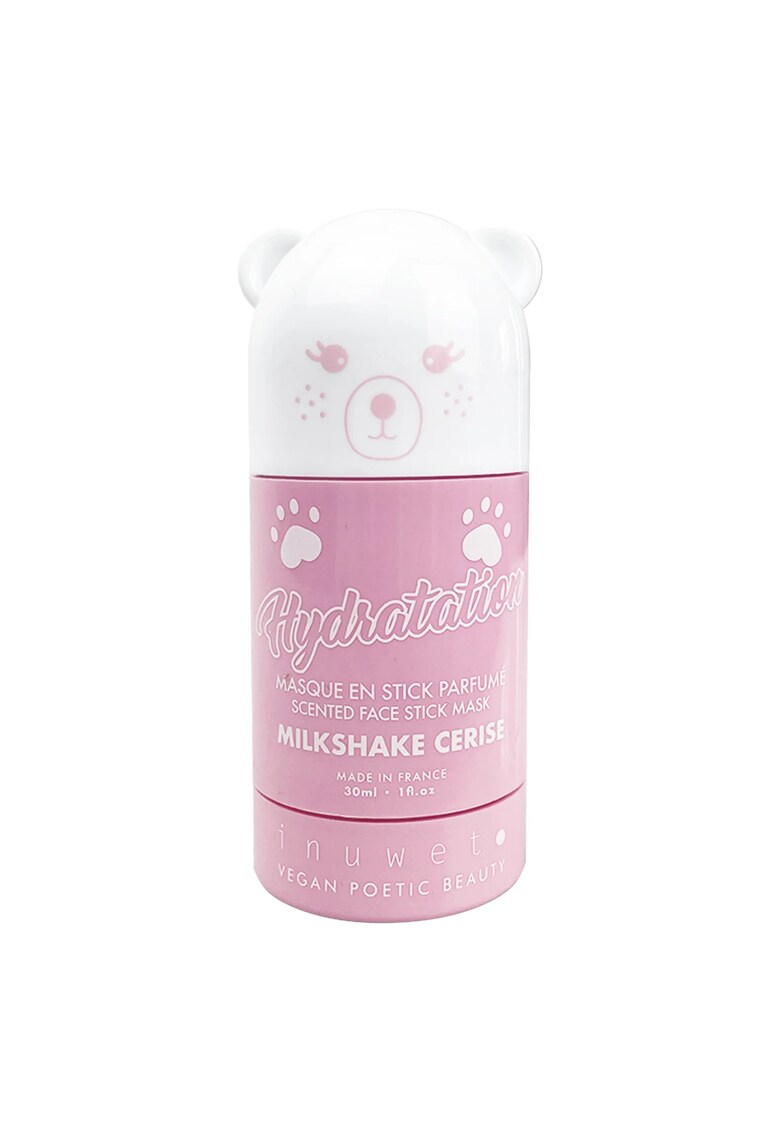 Oferte la Masca stick hidratanta pentru fata - cu argila alba si parfum milkshake de cirese -  30 ml