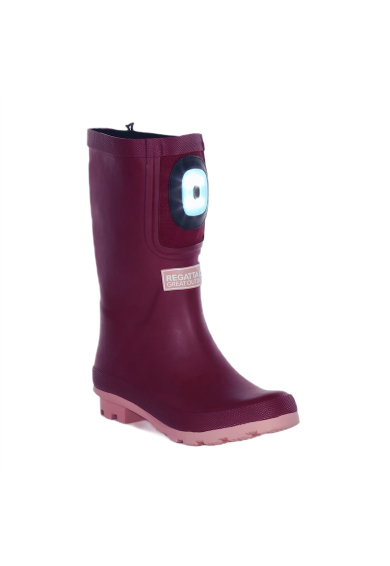 Oferte la Cizme  Fairweather Shine - impermeabile - visiniu - material textil - cauciuc