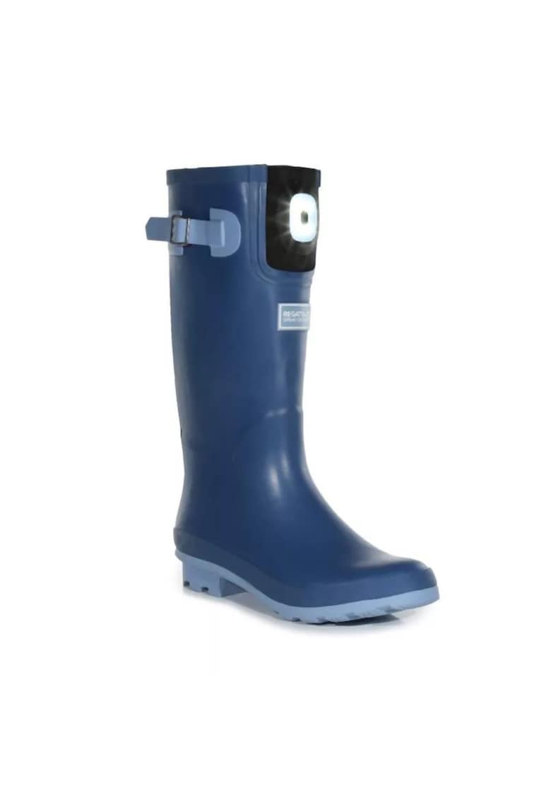 Oferte la Cizme de ploaie  Fairweather Shine - impermeabile - cu iluminare - albastru - material sintetic