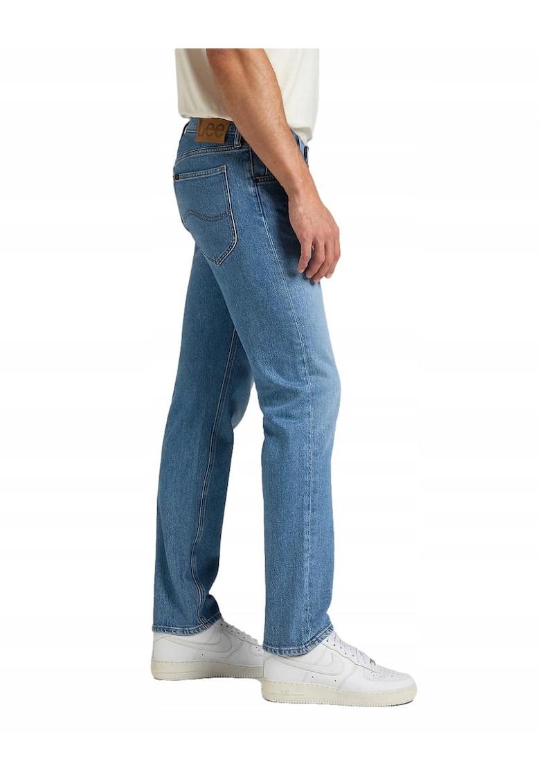 Oferte la Blugi barbati  din bumbac albastru - Albastru deschis