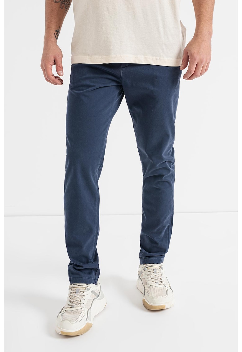 Oferte la Pantaloni chino slim fit Marco - Bleumarin