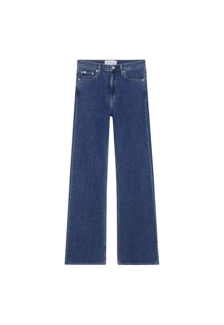 Oferte la Blugi dama  inalt - albastru - bumbac/elastan - W25 L32