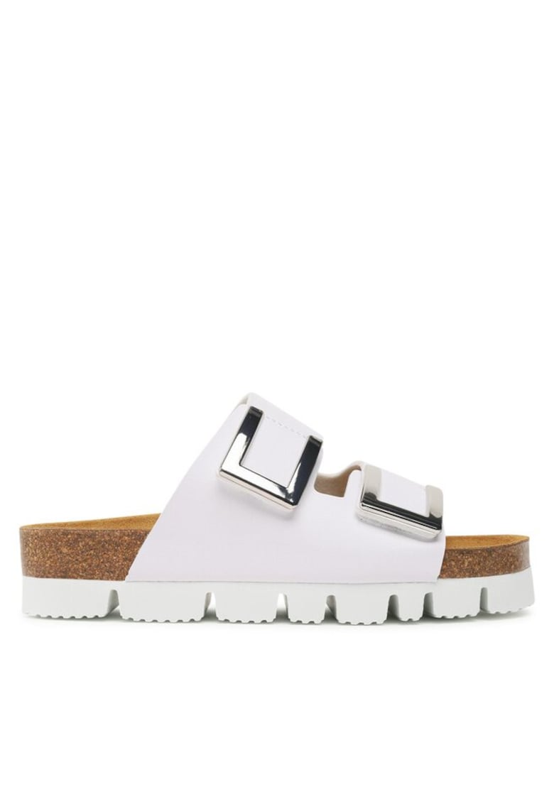 Slapi dama Brinkmann - 302052158 - Piele ecologica - Alb - Alb