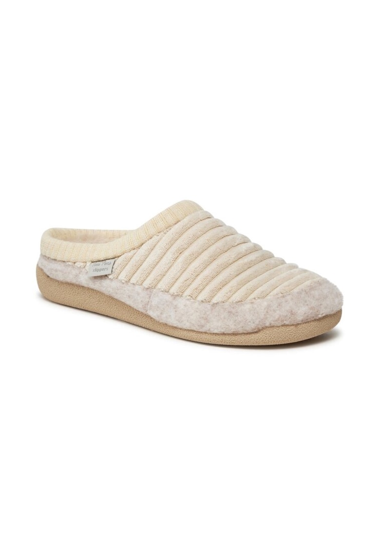 Papuci de casa dama -  303199 - Pasla/Textil - Ecru