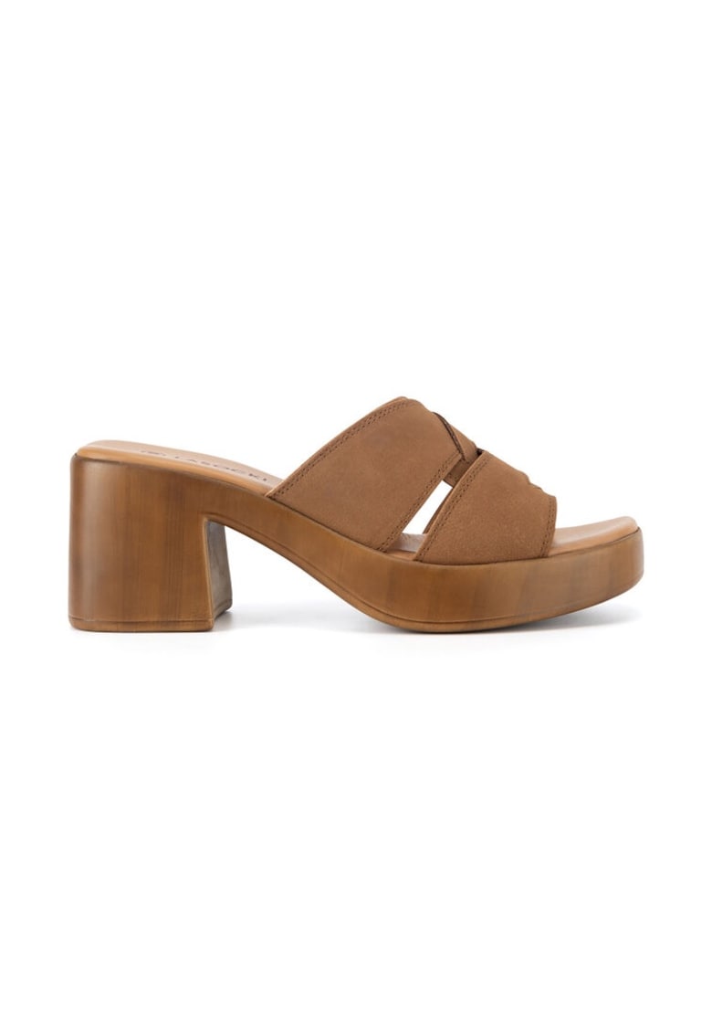 Slapi dama -  590559 - Piele naturala - Maro - Maro