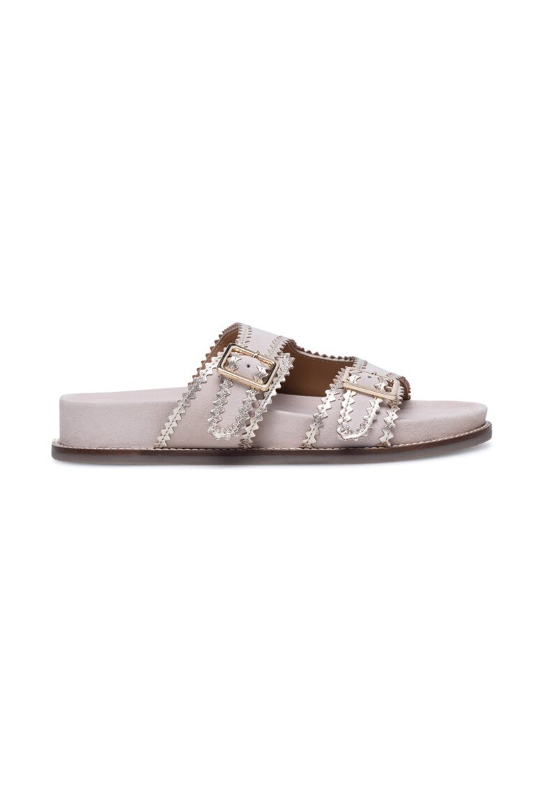 Slapi dama -  590559 - Piele naturala - Bej - Bej
