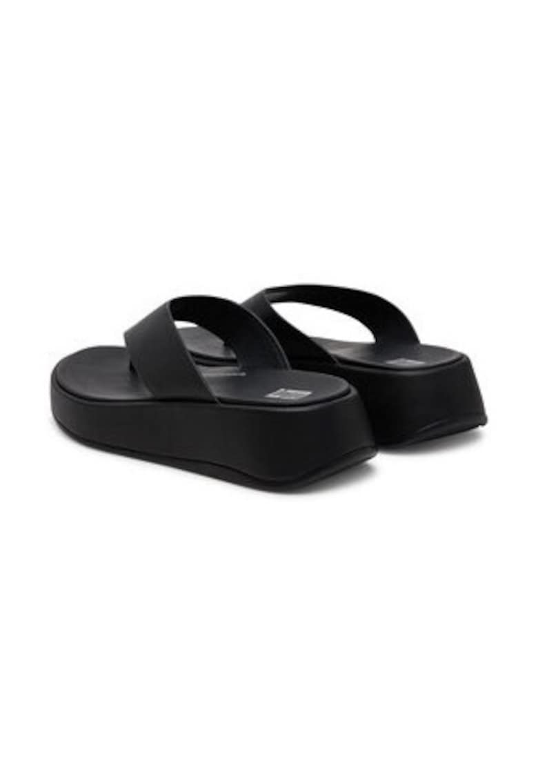 Slapi dama  plastic - negru -
