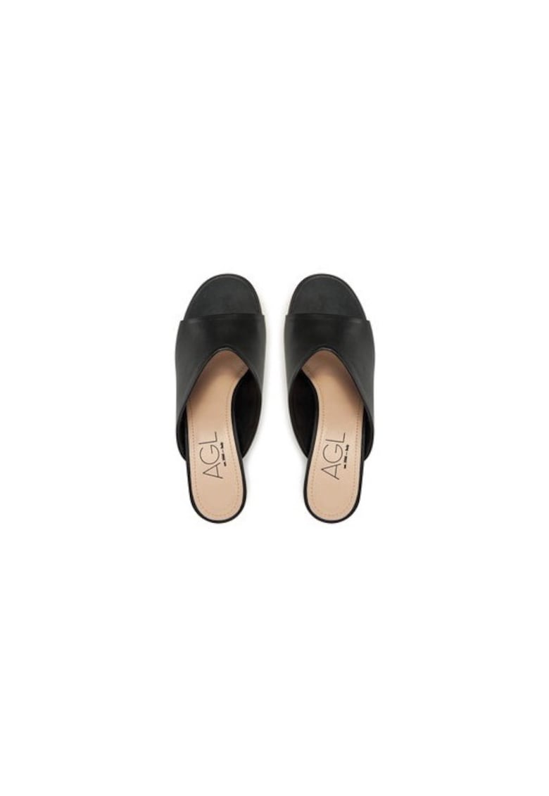 Papuci dama  305288851 - Piele naturala - Negru - Negru
