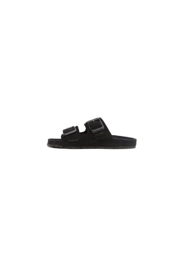 Papuci dama  302778003 - Piele naturala - Negru - Negru