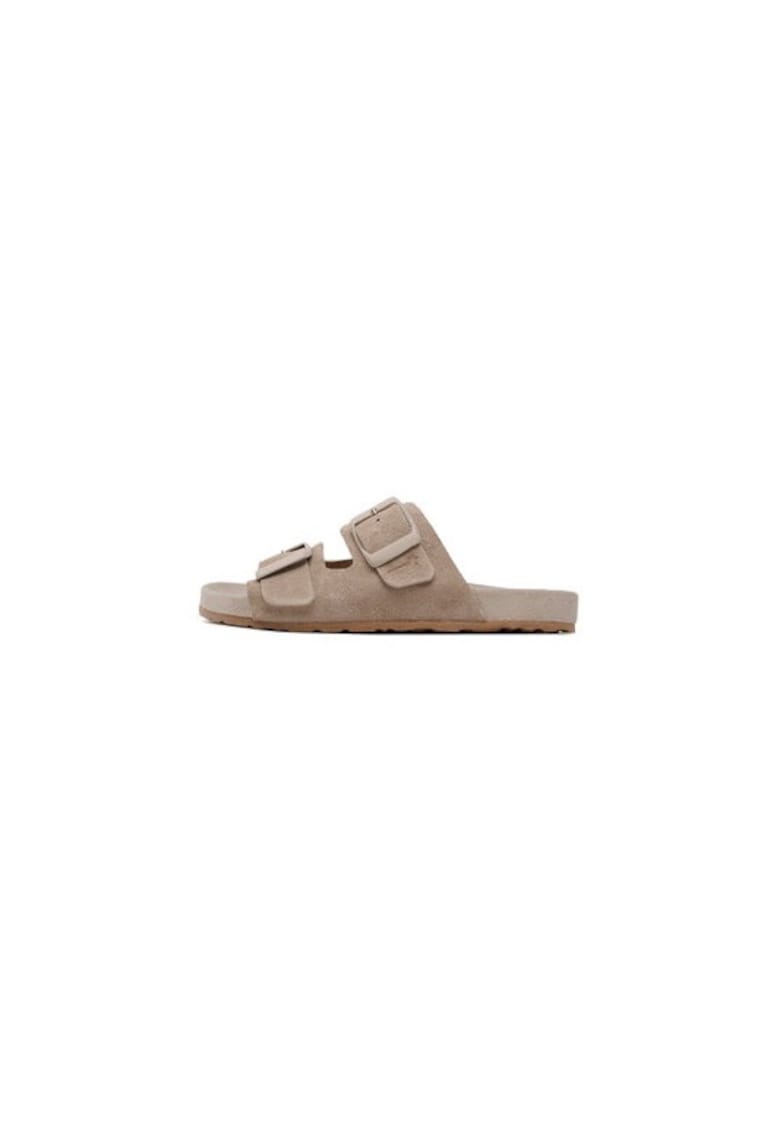 Papuci dama  302778034 - Piele naturala - Maro - Maro